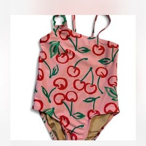 Old navy girls Cherry Print Pink Swimsuit 4t